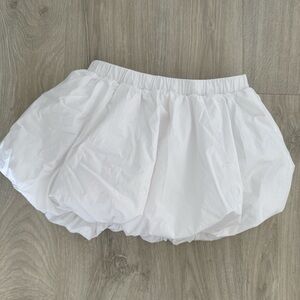 Aritzia Sunday Best White Bubble Skirt
